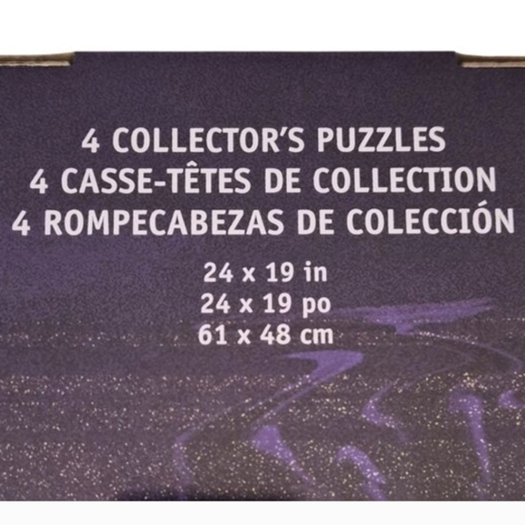 1000 X4 Disney Villains Collector Puzzle Set — Red, Green, Teal, Purple Accents - Picture 7 of 8